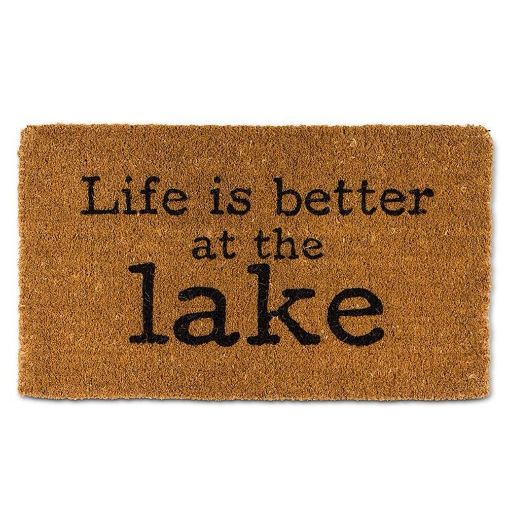Life is Better at the Lake Doormat Coir Fibre